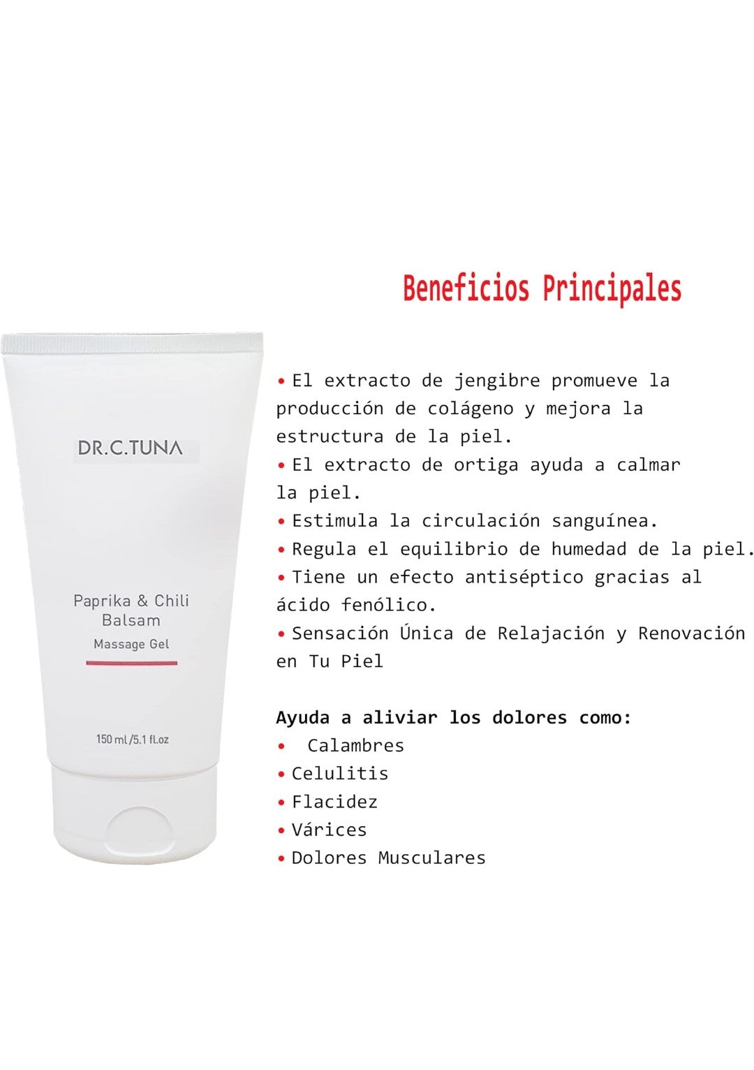gel bálsamo de pimentón y chile