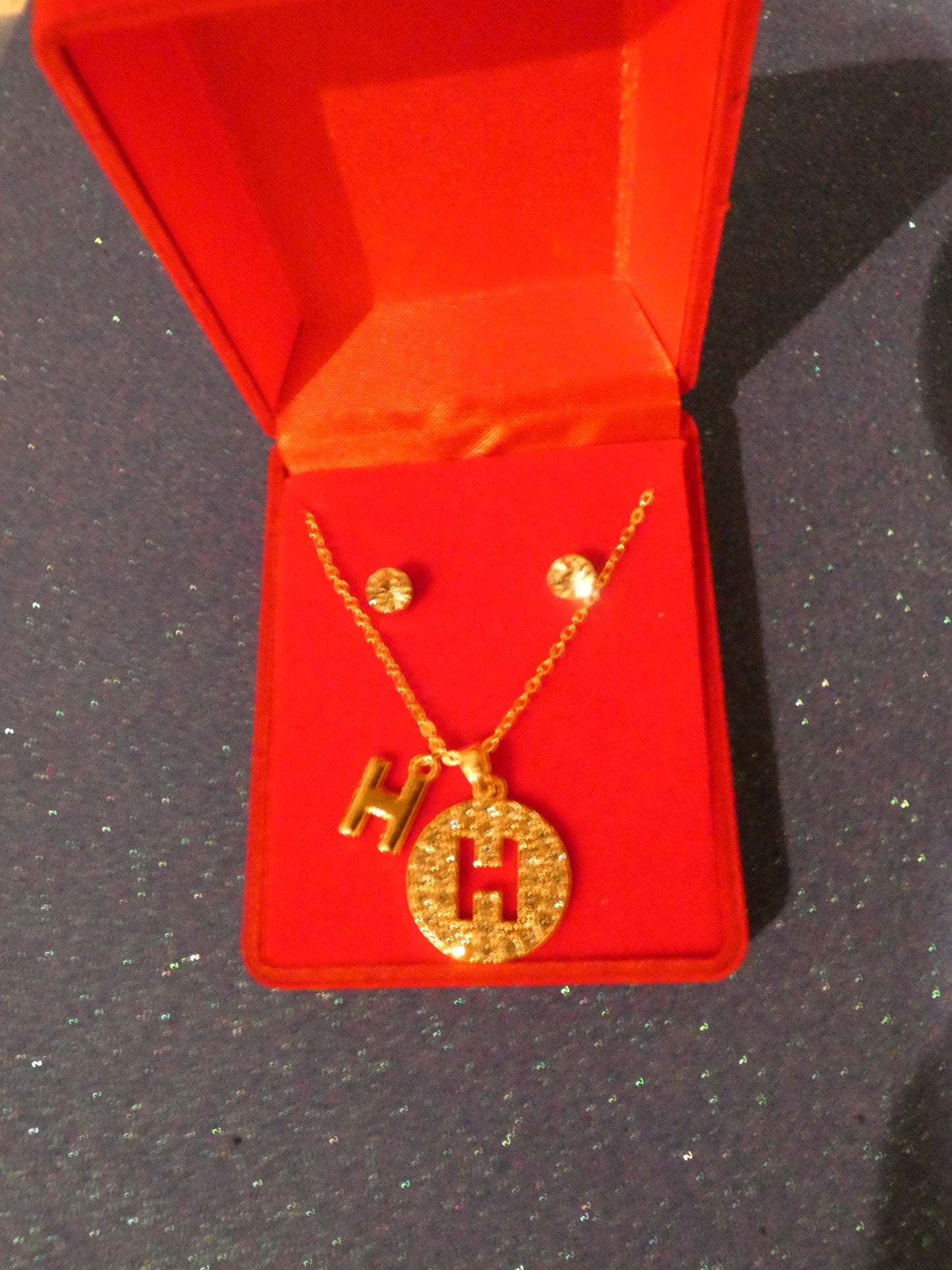cadena + pendientes