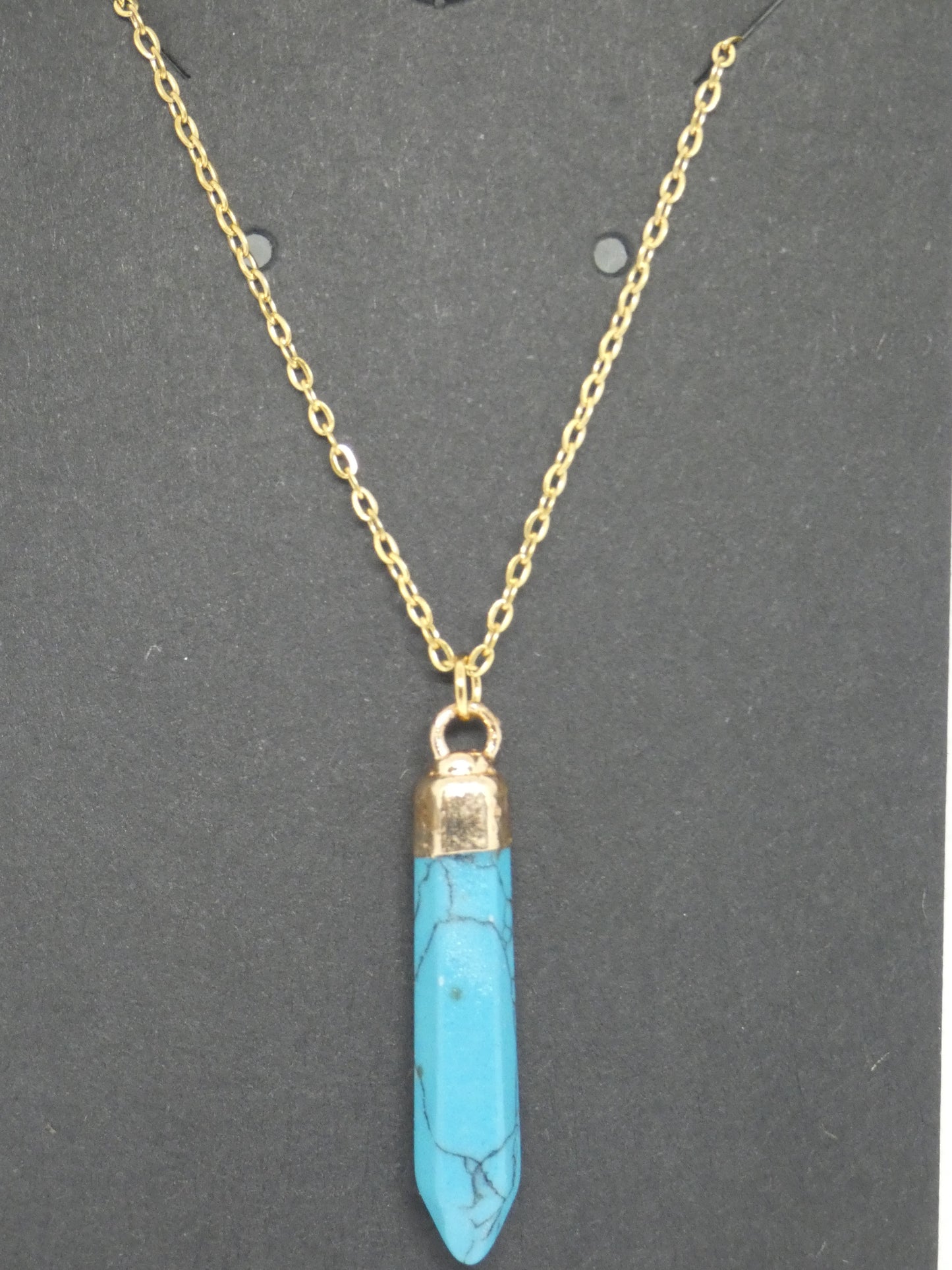 cadena cristal azul