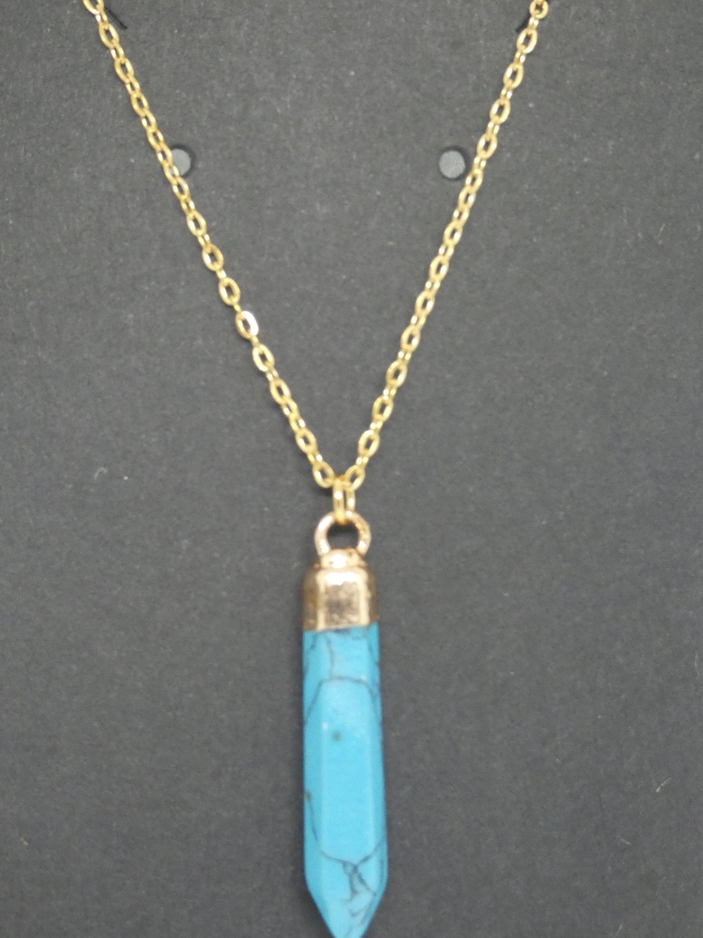 cadena cristal azul