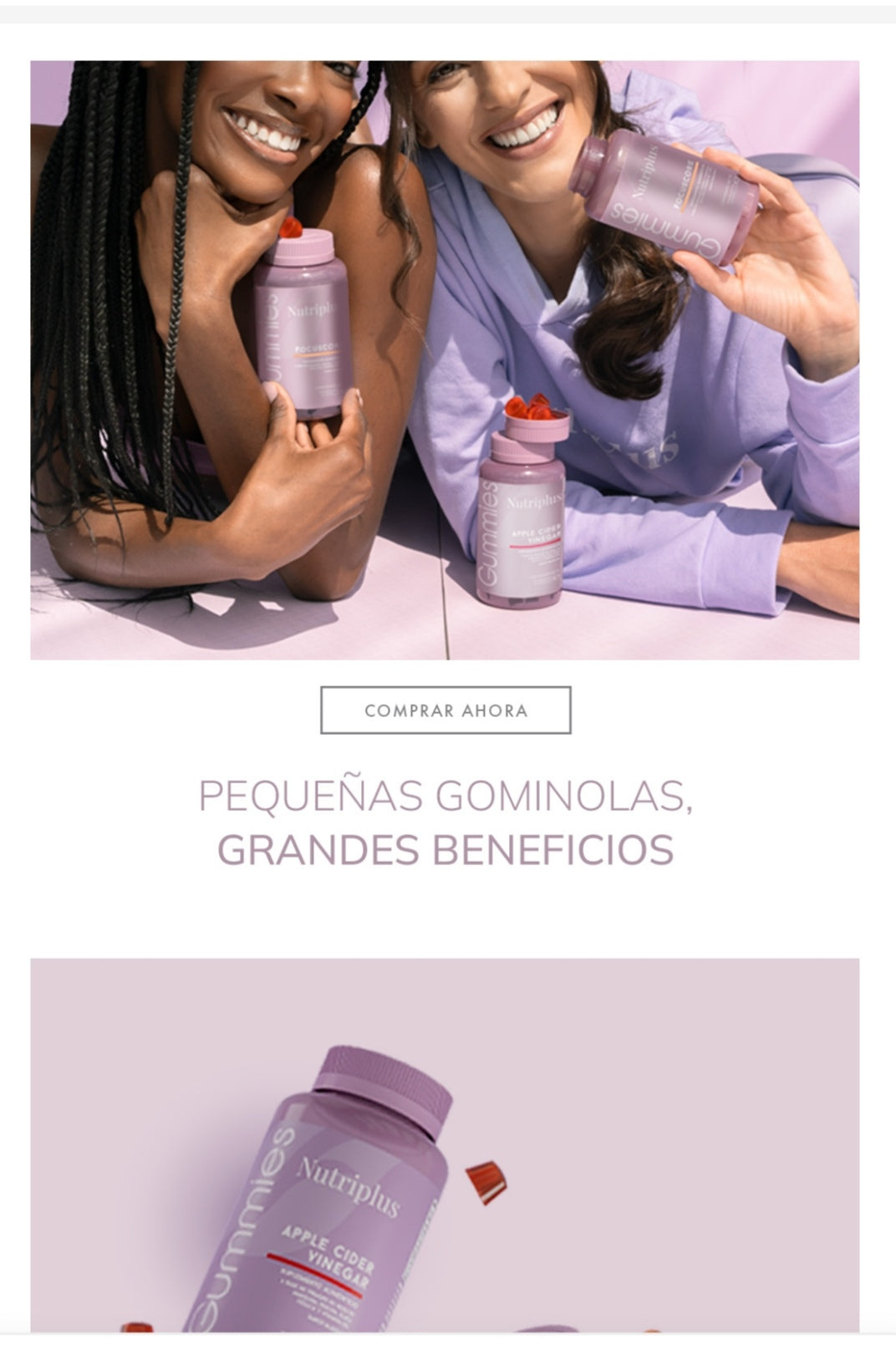 Gominolas suplemento nutritivo de vinagre de sidra de manzana