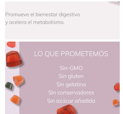 Gominolas suplemento nutritivo de vinagre de sidra de manzana